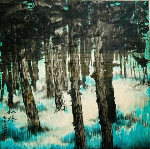 Ngắm 42 tranh thủy mặc của họa sĩ Trương Hán Minh tại Lotus Gallery - Ảnh 4. Ngắm 42 tranh thủy mặc của họa sĩ Trương Hán Minh tại Lotus Gallery - Ảnh 4.