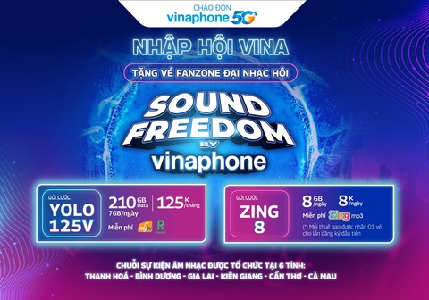 Sound Freedom by VinaPhone mùa 2 chính thức khởi động tại nhiều tỉnh - Ảnh 5. Sound Freedom by VinaPhone mùa 2 chính thức khởi động tại nhiều tỉnh - Ảnh 5.