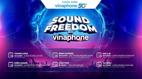 Sound Freedom by VinaPhone mùa 2 chính thức khởi động tại nhiều tỉnh - Ảnh 6. Sound Freedom by VinaPhone mùa 2 chính thức khởi động tại nhiều tỉnh - Ảnh 6.