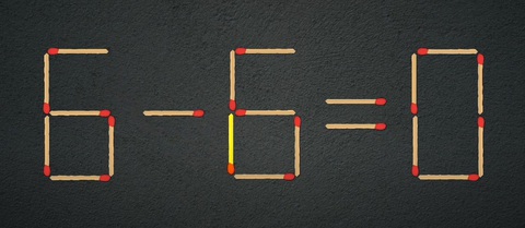 Thử tài IQ: Di chuyển một que diêm để 1-3=2 thành phép tính đúng - Ảnh 1.
