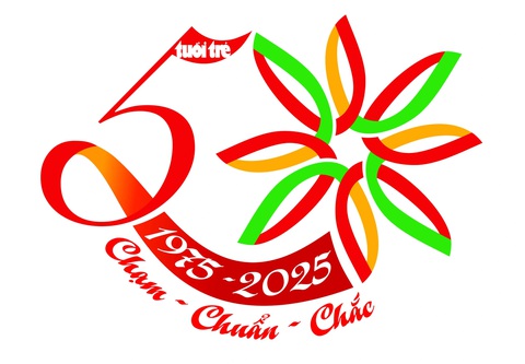 Thiết kế logo, ý tưởng slogan kỷ niệm 50 năm thành lập báo Tuổi Trẻ - Ảnh 1. Thiết kế logo, ý tưởng slogan kỷ niệm 50 năm thành lập báo Tuổi Trẻ - Ảnh 1.
