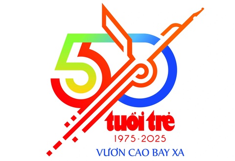 Thiết kế logo, ý tưởng slogan kỷ niệm 50 năm thành lập báo Tuổi Trẻ - Ảnh 2. Thiết kế logo, ý tưởng slogan kỷ niệm 50 năm thành lập báo Tuổi Trẻ - Ảnh 2.