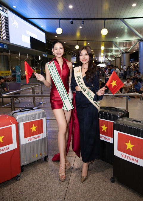 Cao Ngọc Bích rạng rỡ lên đường dự thi Miss Earth 2024 - Ảnh 9.