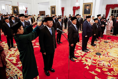 Indonesia công bố nội các lớn nhất lịch sử - Ảnh 1. Indonesia công bố nội các lớn nhất lịch sử - Ảnh 1.