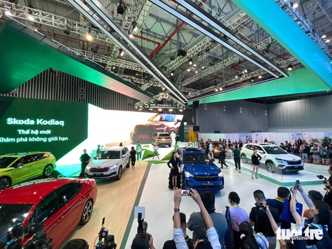 Skoda chào sân VMS bằng 5 xe mới ra mắt, dàn trải đủ mọi phân khúc, chưa công bố giá- Ảnh 1. Skoda tung 5 xe mới ở Vietnam Motor Show 2024, có cả xe điện, chưa có giá bán - Ảnh 1.