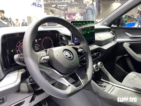 Skoda chào sân VMS bằng 5 xe mới ra mắt, dàn trải đủ mọi phân khúc, chưa công bố giá- Ảnh 9. Skoda tung nhiều xe mới nhất ở Vietnam Motor Show 2024, có cả xe điện, chưa công bố giá bán - Ảnh 7.