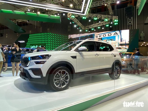 Skoda chào sân VMS bằng 5 xe mới ra mắt, dàn trải đủ mọi phân khúc, chưa công bố giá- Ảnh 11. Skoda tung nhiều xe mới nhất ở Vietnam Motor Show 2024, có cả xe điện, chưa công bố giá bán - Ảnh 9.
