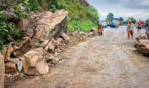Cảnh báo nguy cơ xảy ra lũ quét, sạt lở đất ở Khánh Hòa - Ảnh 1. Cảnh báo nguy cơ xảy ra lũ quét, sạt lỡ đất ở Khánh Hòa - Ảnh 1.
