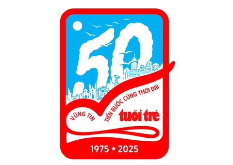 Độc đáo những thiết kế logo, ý tưởng slogan kỷ niệm 50 năm thành lập báo Tuổi Trẻ - Ảnh 3. Thiết kế logo, ý tưởng slogan kỷ niệm 50 năm thành lập báo Tuổi Trẻ - Ảnh 3.