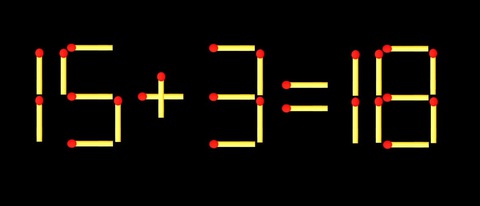 Thử tài IQ: Di chuyển một que diêm để 11+19=2 thành phép tính đúng - Ảnh 1.
