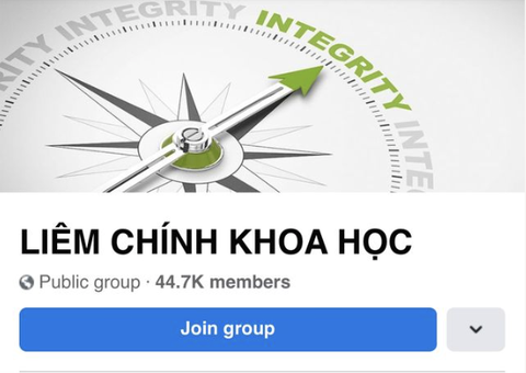 Nhóm Liêm Chính Khoa Học bất ngờ biến mất trên Facebook - Ảnh 1.