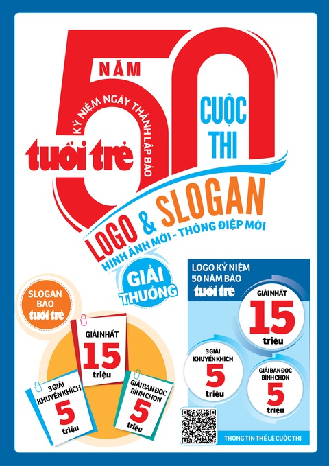 Thi thiết kế logo kỷ niệm 50 năm thành lập báo Tuổi Trẻ: Thoát khỏi cái bóng của những logo trước - Ảnh 1. Thi thiết kế logo kỷ niệm 50 năm thành lập báo Tuổi Trẻ: Thoát khỏi cái bóng của những logo trước - Ảnh 2.