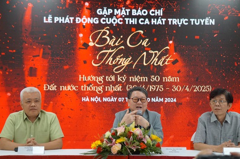 Thi hát trực tuyến ‘Bài ca thống nhất’ mong có ít nhất 500 triệu đến 1 tỉ lượt tiếp cận trên TikTok - Ảnh 1. Thi hát trực tuyến ‘Bài ca thống nhất’ mong có ít nhất 500 triệu đến 1 tỉ lượt tiếp cận trên TikTok - Ảnh 1.