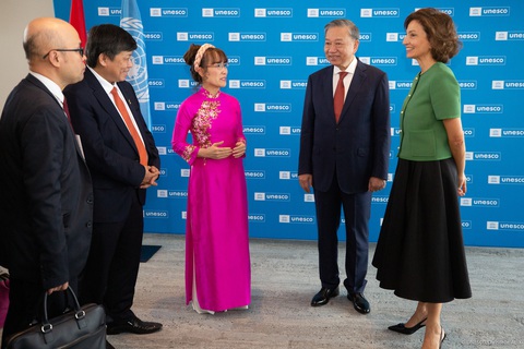 Tập đoàn Sovico và Unesco ký kết văn kiện hợp tác chiến lược 2025-2035 - Ảnh 1.