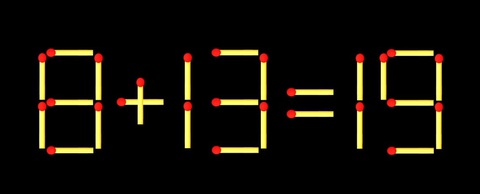 Thử tài IQ: Di chuyển một que diêm để 8+19=5 thành phép tính đúng - Ảnh 3.