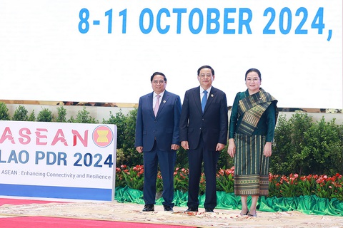 Thủ tướng Phạm Minh Chính dự phiên khai mạc Hội nghị cấp cao ASEAN lần thứ 44, 45 - Ảnh 1. Những hình ảnh nổi bật của Hội nghị cấp cao ASEAN tại Lào - Ảnh 1.