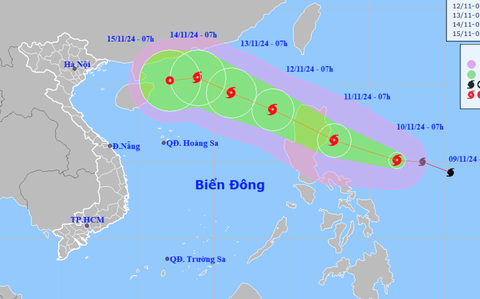 Bão Toraji nối đuôi bão Yinxing vào Biển Đông - Ảnh 1.