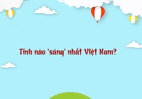 Tỉnh nào 'sáng' nhất Việt Nam? - Ảnh 1.
