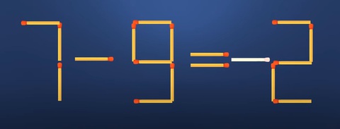 Thử tài IQ: Di chuyển một que diêm để 3-9+2=8 thành phép tính đúng - Ảnh 1.