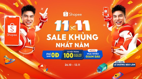 Chương trình ‘11.11 Sale khủng nhất năm’ mang đến mang đến loạt ưu đãi độc quyền - Ảnh 1. Chương trình ‘11.11 Sale khủng nhất năm’ mang đến mang đến loạt ưu đãi độc quyền - Ảnh 1.