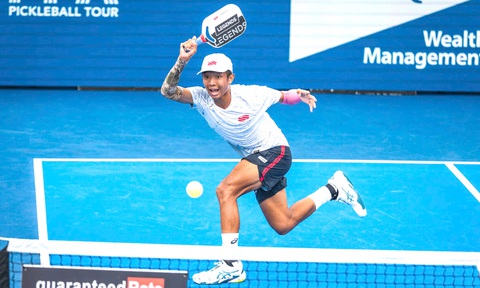Dương Thiên Quang - tay vợt Việt kiều Mỹ hạng 5 thế giới: Pickleball Việt Nam phát triển quá 'sốc' - Ảnh 1. Dương Thiên Quang - tay vợt Việt kiều Mỹ hạng 5 thế giới: Pickleball Việt Nam phát triển quá 'sốc' - Ảnh 1.