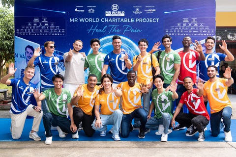 Dàn thí sinh Mr World Nam vương Tuấn Ngọc đang dẫn đầu đề cử ở Mr World 2024 - Ảnh 1.