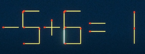 Thử tài IQ: Di chuyển một que diêm để 4+8=5 thành phép tính đúng - Ảnh 1.