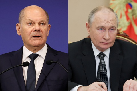 Điện đàm với ông Putin lần đầu sau 2 năm, thủ tướng Đức thúc giục đàm phán với Ukraine - Ảnh 1. Điện đàm với ông Putin lần đầu sau 2 năm, thủ tướng Đức thúc giục đàm phán với Ukraine - Ảnh 1.