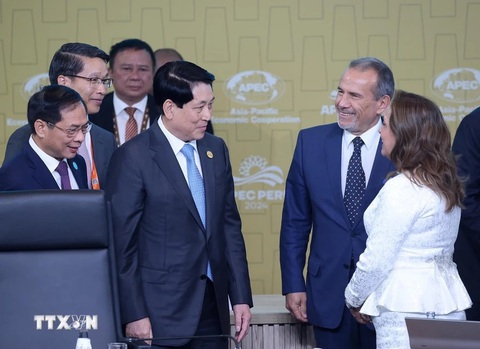 Chủ tịch nước Lương Cường: Việt Nam sẵn sàng hợp tác với các nền kinh tế trong và ngoài APEC - Ảnh 3. Chủ tịch nước Lương Cường: Việt Nam sẵn sàng hợp tác với các nền kinh tế trong và ngoài APEC - Ảnh 3.