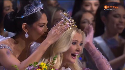 Người đẹp Victoria Kjær của Đan Mạch là Hoa hậu Hoàn vũ - Miss Universe 2024 - Ảnh 1. Người đẹp Victoria Kjær của Đan Mạch đoạt vương miện Hoa hậu Hoàn vũ - Miss Universe 2024 - Ảnh 1.