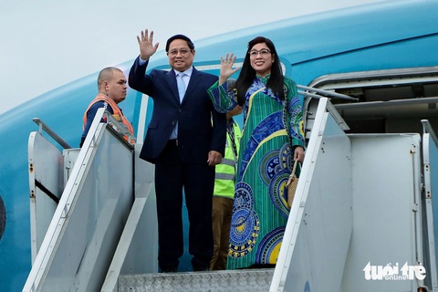 Thủ tướng Phạm Minh Chính và Phu nhân đến Brazil - Ảnh 1.