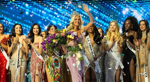 Miss Universe - Ảnh 1. Hoa hậu Hoàn vũ Miss Universe Victoria Kjær mê khiêu vũ, muốn trở thành luật sư - Ảnh 1.