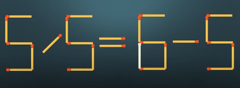 Thử tài IQ: Di chuyển một que diêm để 7-17=5 thành phép tính đúng - Ảnh 1.