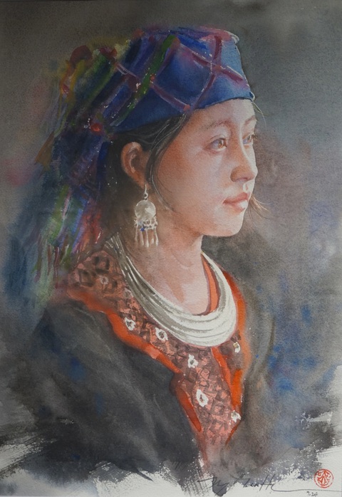 Những bức tranh trong trẻo, an lạc của Nguyễn Thu Hà - Ảnh 5.
