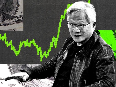 Nvidia Intel trên chỉ số Dow Jones - Ảnh 1.