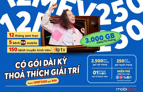 Nhận ngay 12 tháng xem trọn nội dung giải trí hàng đầu từ MobiFone - Ảnh 1. Nhận ngay 12 tháng xem trọn nội dung giải trí hàng đầu từ MobiFone - Ảnh 1.