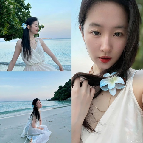 Lưu Diệc Phi gây bão bởi ảnh mặt mộc - Ảnh 1.