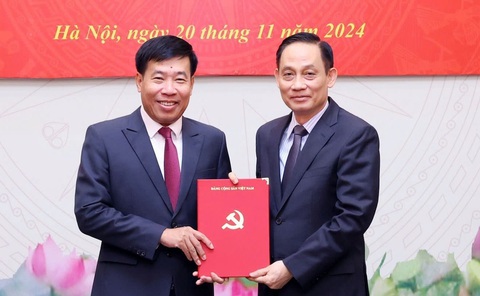 Bí thư Bình Phước Nguyễn Mạnh Cường làm phó trưởng Ban Đối ngoại Trung ương - Ảnh 1.