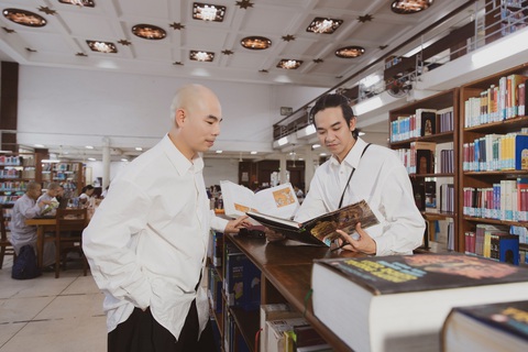 Thư viện Khoa học tổng hợp TP.HCM sẽ thành sàn diễn thời trang - Ảnh 1. Thư viện Khoa học tổng hợp TP.HCM thành sàn diễn thời trang - Ảnh 1.