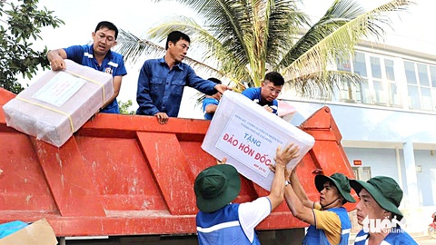 Dấu chân tuổi trẻ TP Bác nơi biển đảo Tây Nam - Ảnh 1.