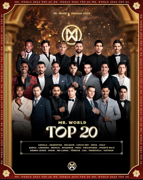 Tuấn Ngọc mở màn ấn tượng trong đêm chung kết Mr World 2024 - Ảnh 6. Tuấn Ngọc mở màn ấn tượng trong đêm chung kết Mr World 2024 - Ảnh 6.