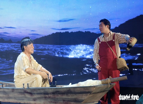 Đạo diễn Công Ninh phục dựng vở kịch XR Ông già và biển cả từ bản dựng Hàn Quốc - Ảnh 4. Công Ninh phục dựng kịch XR Ông già và biển cả từ bản Hàn - Ảnh 4.