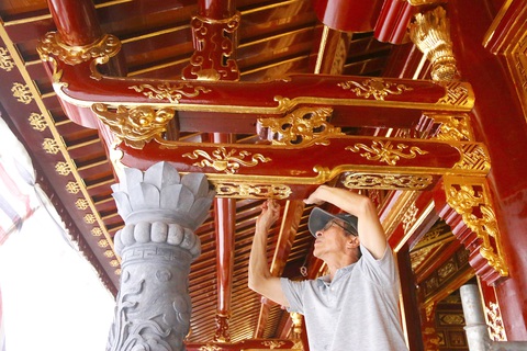 Thay áo mới cho điện Thái Hòa - Ảnh 2. Thay áo mới cho điện Thái Hòa - Ảnh 2.