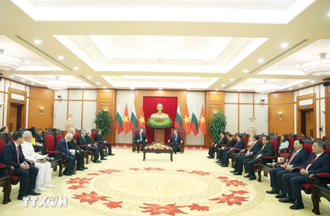 Tổng Bí thư Tô Lâm tiếp Tổng thống Bulgaria Rumen Radev - Ảnh 3. Tổng Bí thư Tô Lâm tiếp Tổng thống Bulgaria Rumen Radev - Ảnh 3.