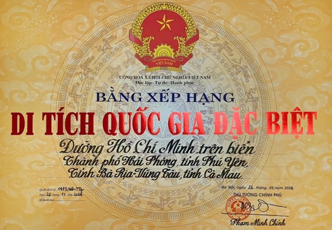 Xếp hạng di tích quốc gia đặc biệt Đường Hồ Chí Minh trên biển - Ảnh 1.