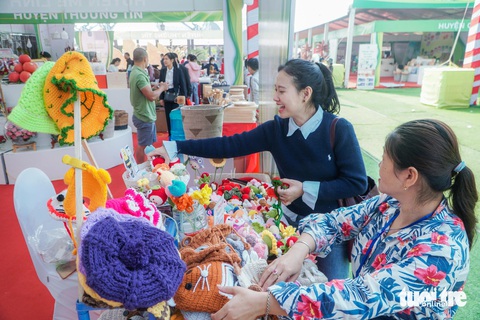 Hàng ngàn người dân Hà Nội dự lễ hội Sản phẩm Nông nghiệp và Làng nghề Hà Nội 2024 - Ảnh 4.