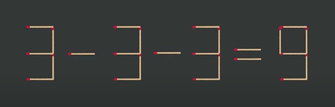 Thử tài IQ: Di chuyển một que diêm để 2+4+1=9 thành phép tính đúng - Ảnh 2.