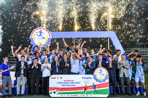 Giải bóng đá công nhân, viên chức Việt Nam 2024 là 1 trong 10 sự kiện tiêu biểu - Ảnh 1. Giải bóng đá công nhân, viên chức Việt Nam 2024 là 1 trong 10 sự kiện tiêu biểu - Ảnh 1.