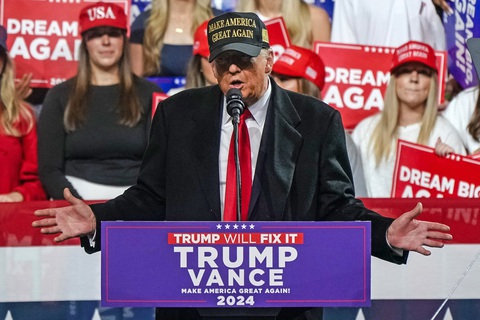 Bà Harris bứt tốc chặng cuối, ông Trump bắt kịp tại Pennsylvania - Ảnh 2. Bà Harris bứt tốc chặng cuối, ông Trump bắt kịp tại Pennsylvania - Ảnh 2.