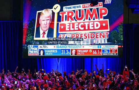 Chiến thắng lịch sử của ông Trump - Ảnh 1. Chiến thắng lịch sử của ông Trump - Ảnh 1.